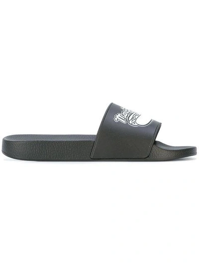 Marc Jacobs Black Rubber Hot Dog Sandals