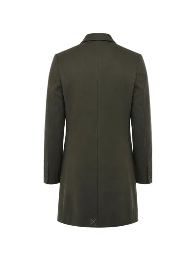 Corneliani Hidden-button Coat In Multi