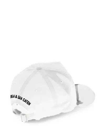 Dsquared2 Icon Baseball Cap In White
