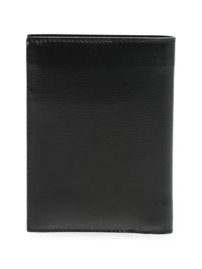 Corneliani Logo-plaque Bifold Wallet In Black
