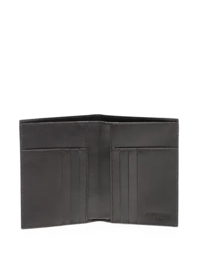 Corneliani Logo-plaque Bifold Wallet In Black
