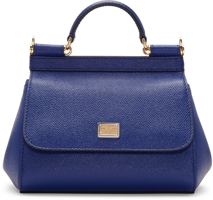 dolce gabbana blue bag