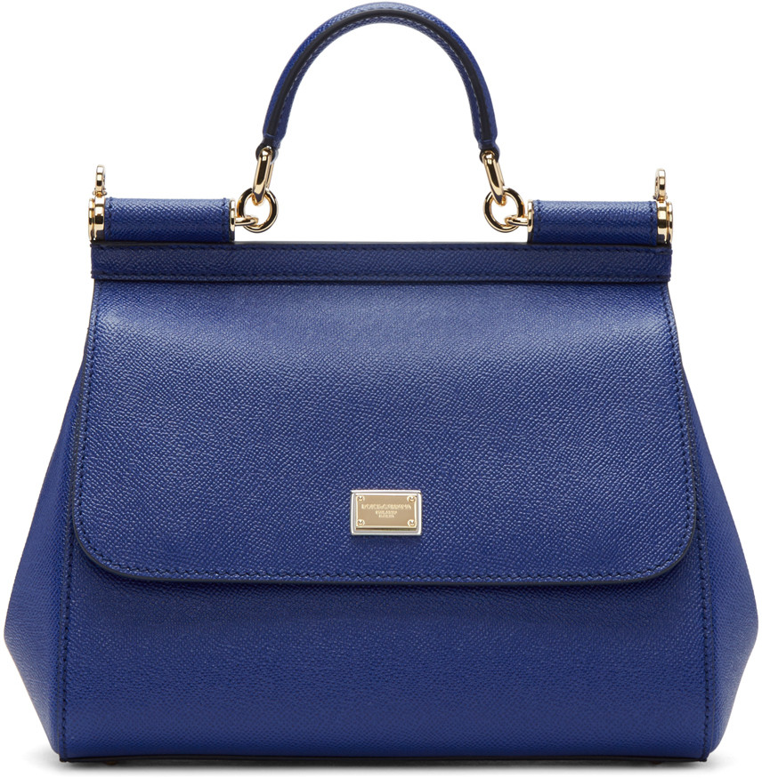 dolce & gabbana sicily medium leather shoulder bag