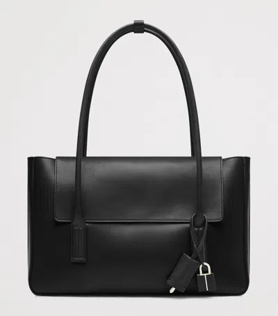 Tom Ford Medium Leather Eclipse Shoulder Bag In Black