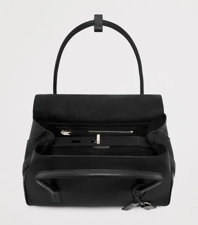Tom Ford Medium Leather Eclipse Shoulder Bag In Black