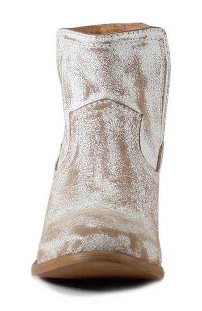 Diba True Walnut Grove Distressed Leather Pull-on Western Bootie In Multi
