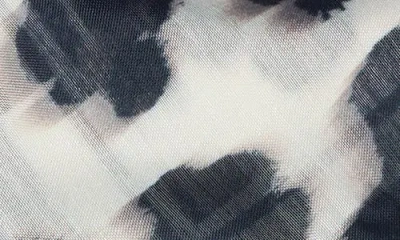 Bcbgeneration Leopard Print Square Scarf In Black