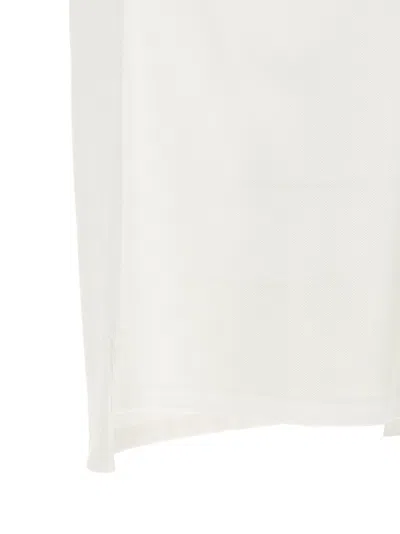 Givenchy White Logo Embroidery Polo Shirt In White