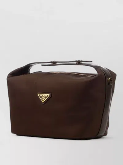 Prada Rectangular Clutch Bag Top Handle Design