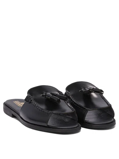 Sebago Slip On Slides In Black