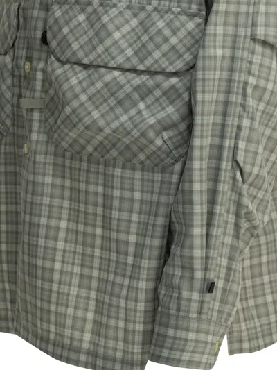 Daiwa Pier39 Check-pattern Flap-pocket Shirt In Green