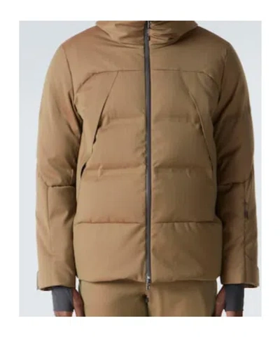 Sease Nordend Wool-blend Down Jacket In Brown