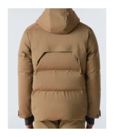 Sease Nordend Wool-blend Down Jacket In Brown
