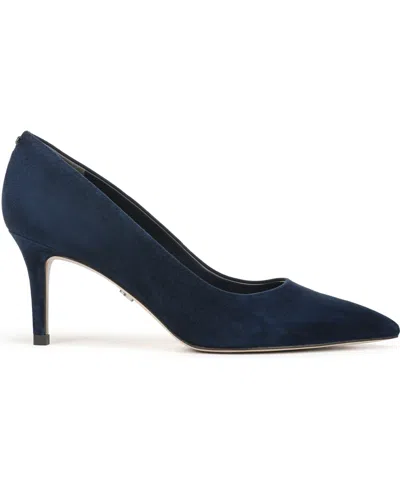 Sam Edelman Vienna Pointed Toe Pump In Blue