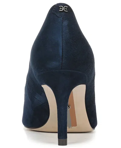 Sam Edelman Vienna Pointed Toe Pump In Blue