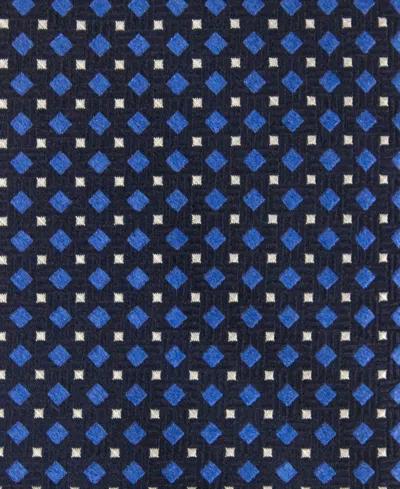 Eagle Van Heusen Men's Classic Microdot Silk Tie In Blue
