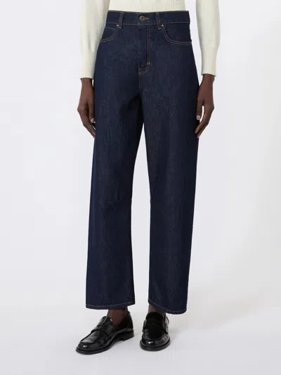 Weekend Max Mara Belt Loop Jeans In Blue