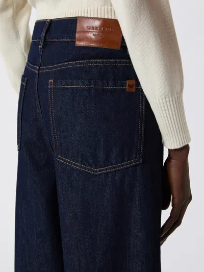 Weekend Max Mara Belt Loop Jeans In Blue