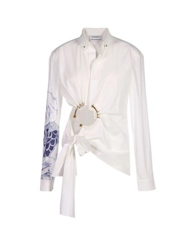 Anthony Vaccarello Blouse In White