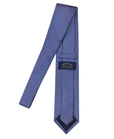 Eagle Van Heusen Men's Microdot Classic Tie In Blue