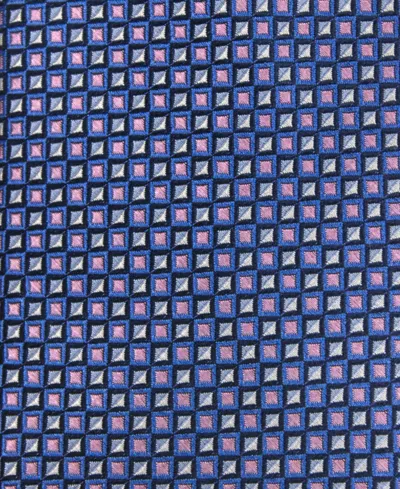 Eagle Van Heusen Men's Microdot Classic Tie In Blue