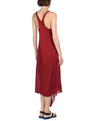 Shop Barbara Bui Knee-length Dress In Maroon
