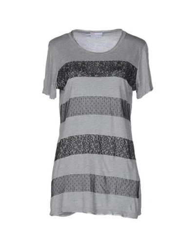 Red Valentino T-shirts In Grey
