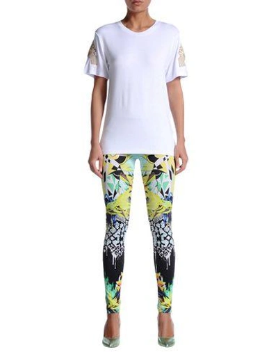 Shop Just Cavalli Leggings In Black