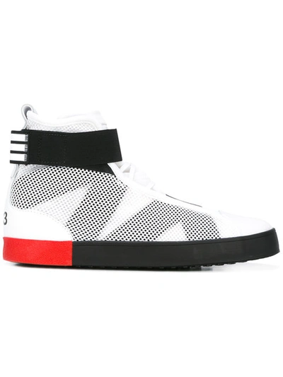 Y-3 Loop Court High-top Trainers In White