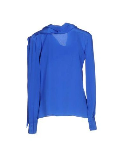 Shop Emanuel Ungaro Blouse In Blue