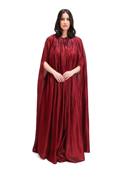 Baruni Samarah Cape Set In Blue