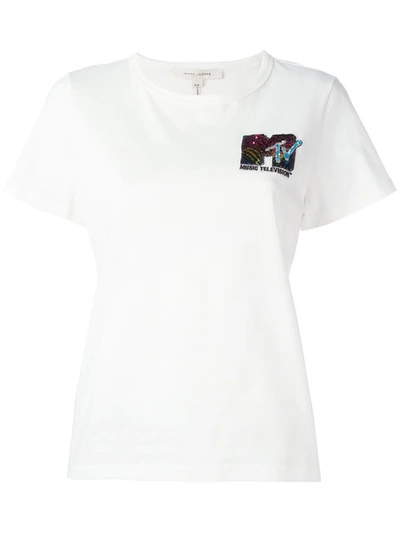 Marc Jacobs Mtv Embroidered T-shirt