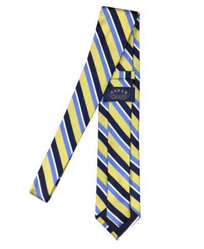 Eagle Van Heusen Men's Textured Stripe Classic Tie In Multi