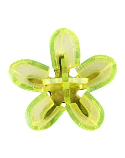 Dsquared2 Brooch In Acid Green