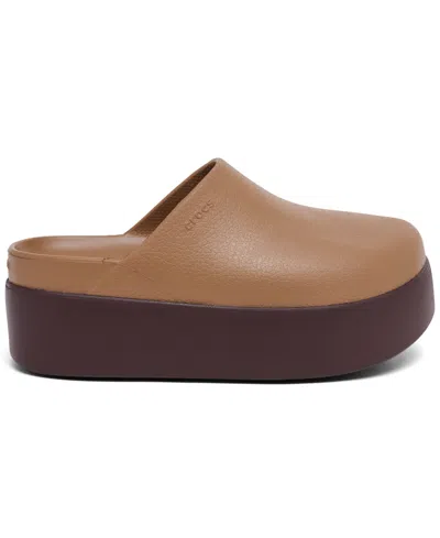Crocs Dylan Platform Clog In Brown