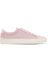 COMMON PROJECTS Original Achilles perforated nubuck sneakers