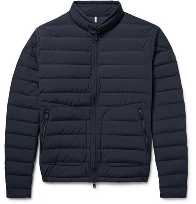 Moncler Acorus Quilted Shell Down Jacket In Midnight Blue