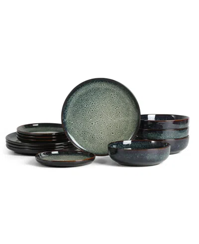 Stone Lain Remy 12pc Dinnerware Set In Blue