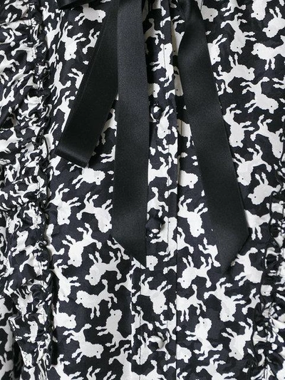 Shop Marc Jacobs Poodle Print Shirt In Black
