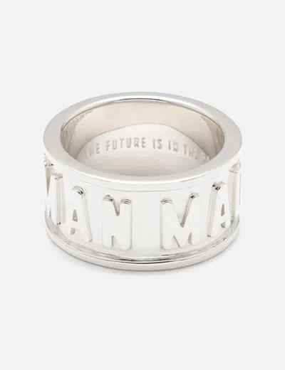 Human Made Silver Ring In Metallic