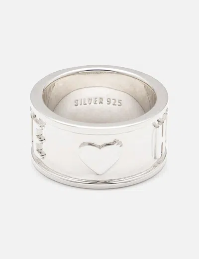 Human Made Silver Ring In Metallic
