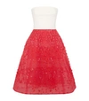 MONIQUE LHUILLIER Embellished Tulle Bandeau Dress