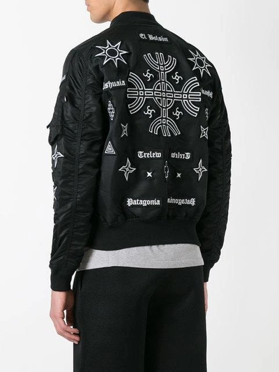 Shop Marcelo Burlon County Of Milan Roldan Bomber Jacket