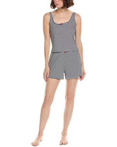 Splendid 2pc Tank & Boxer Set In Black