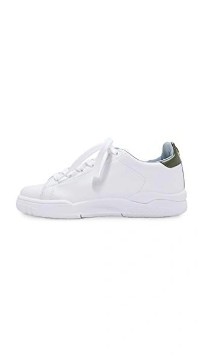 Shop Chiara Ferragni Heart Low Sneakers In White/silver