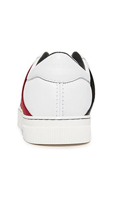 Shop Proenza Schouler Sneakers In White/black/red