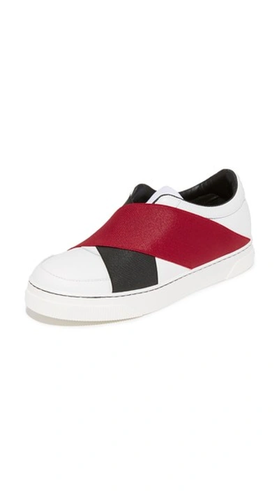 Proenza Schouler Trainers In White/black/red