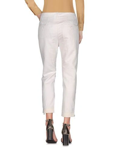 Shop Dondup Casual Pants In White