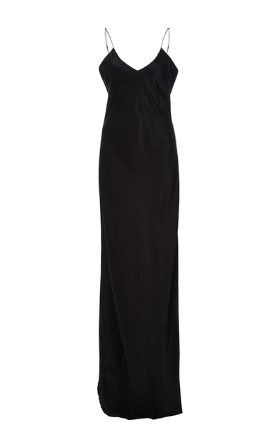 Nili Lotan Slip Maxi Dress In Black | ModeSens