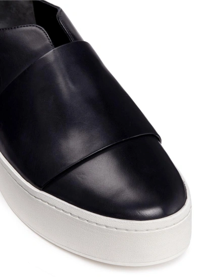 Shop Vince 'wallace' Leather Platform Sneakers